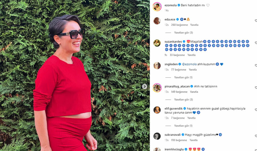 Erkek bebek bekleyen Ezgi Mola’dan yeni pozlar… Ünlü dostlarından yorum gecikmedi Erkek bebek bekleyen Ezgi Mola’dan yeni pozlar… Ünlü dostlarından yorum gecikmedi