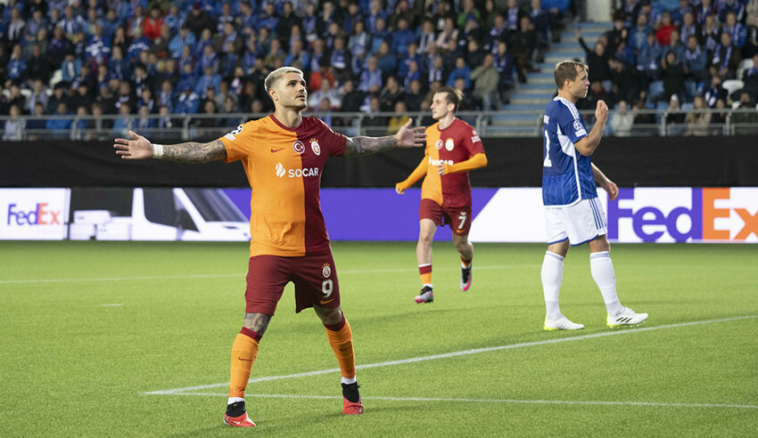 Mauro Icardi'nin Molde'ye attığı gol Galatasaray'a Şampiyonlar Ligi kapısını araladı
