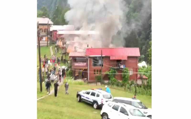 Ayder Yaylası'nda yangın paniği