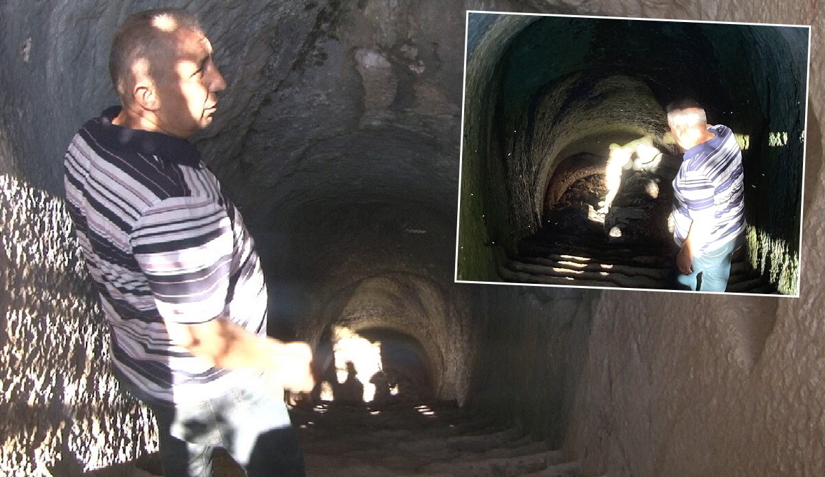 Ankara'da Galatlar inşa etti, defineciler talan etti! Dağın içini oyarak yapılanlar hayrete düşürüyor... - YAŞAM