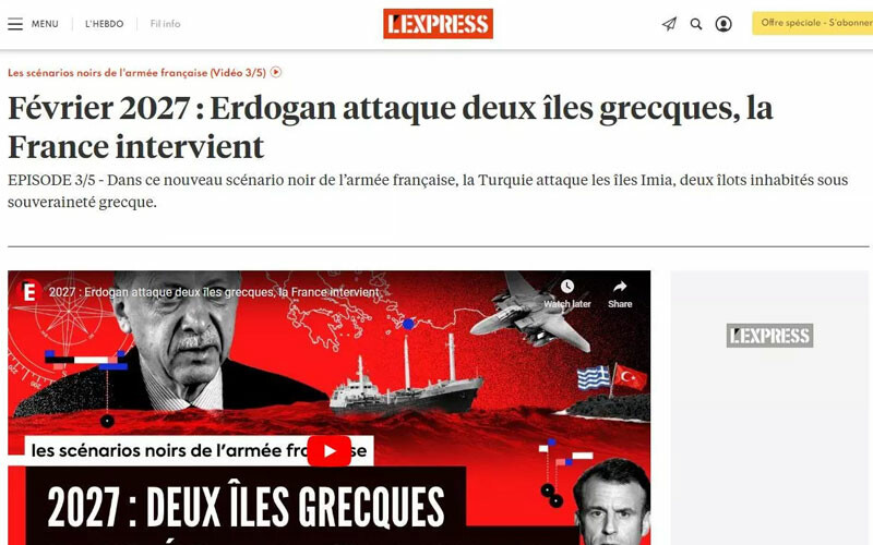 Fransız basınında küstah senaryo: Fransa, Türkiye ile savaşa hazırlanıyor