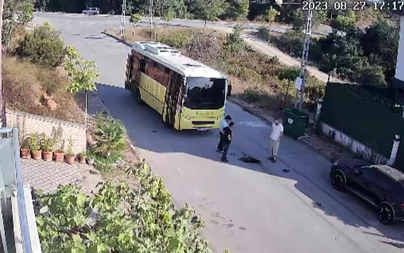 İsyan ettiren görüntüler: İETT şoförü yolda yatan köpeği ezip kaçtı!