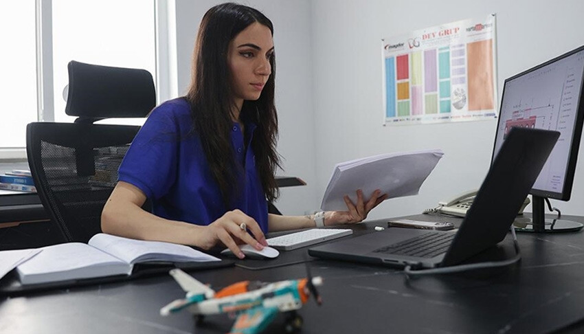 KOSGEB desteğiyle kurduğu şirkette Türk savunma sanayisine parça üretiyor savunma sanayi büşra yüksel