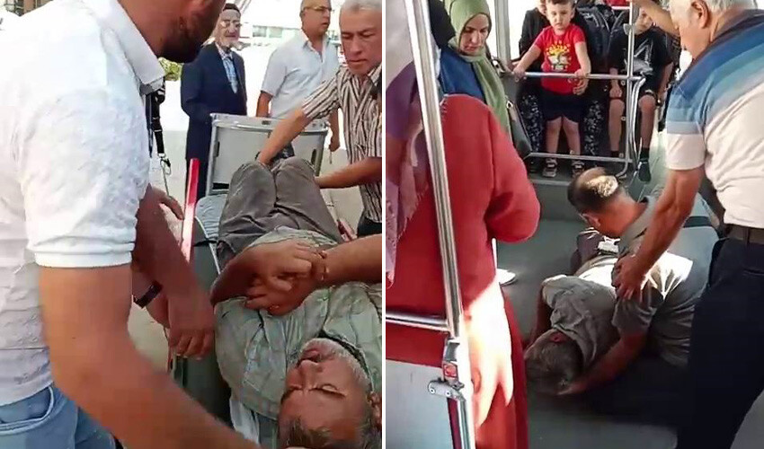 Otobüs şoföründen takdir toplayan hareket: Fenalaşan yolcu için zamanla yarıştı