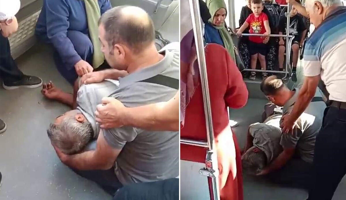 Otobüs şoföründen takdir toplayan hareket: Fenalaşan yolcu için zamanla yarıştı Otobüs şoföründen takdir toplayan hareket: Fenalaşan yolcu için zamanla yarıştı