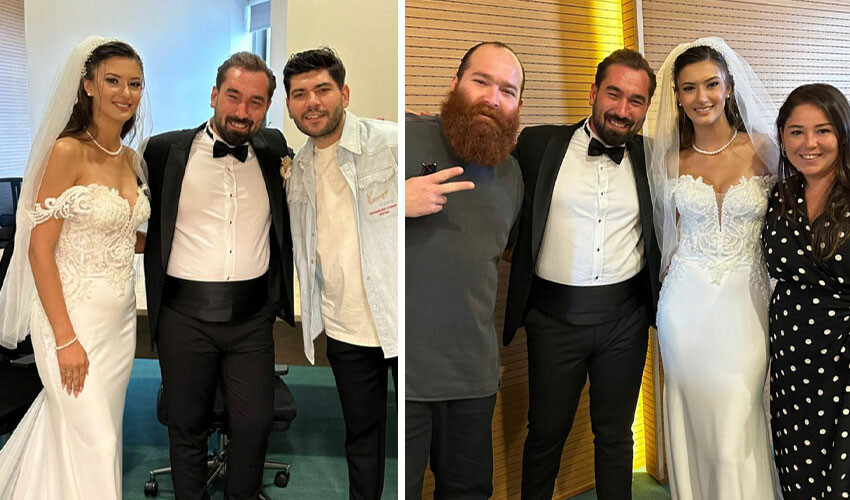 MasterChef yarışmacısı Metin Yavuz evlendi, paçalarına takılan altınlar dikkat çekti