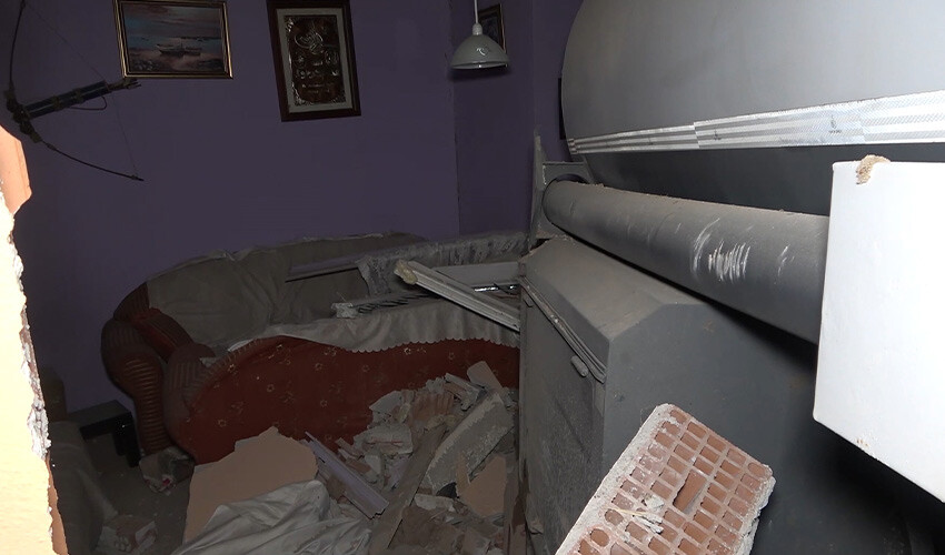 Evinin önüne park ettiği tanker kabusu oldu: Freni boşalınca içeri daldı