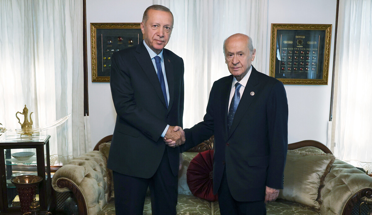 Erdoğan ve Bahçeli görüştü: Gündem seçim ittifakı