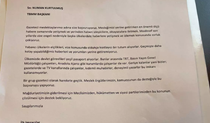 Sorunlar anlatıldı! Yeşil pasaport dosyası Kurtulmuş'a sunuldu