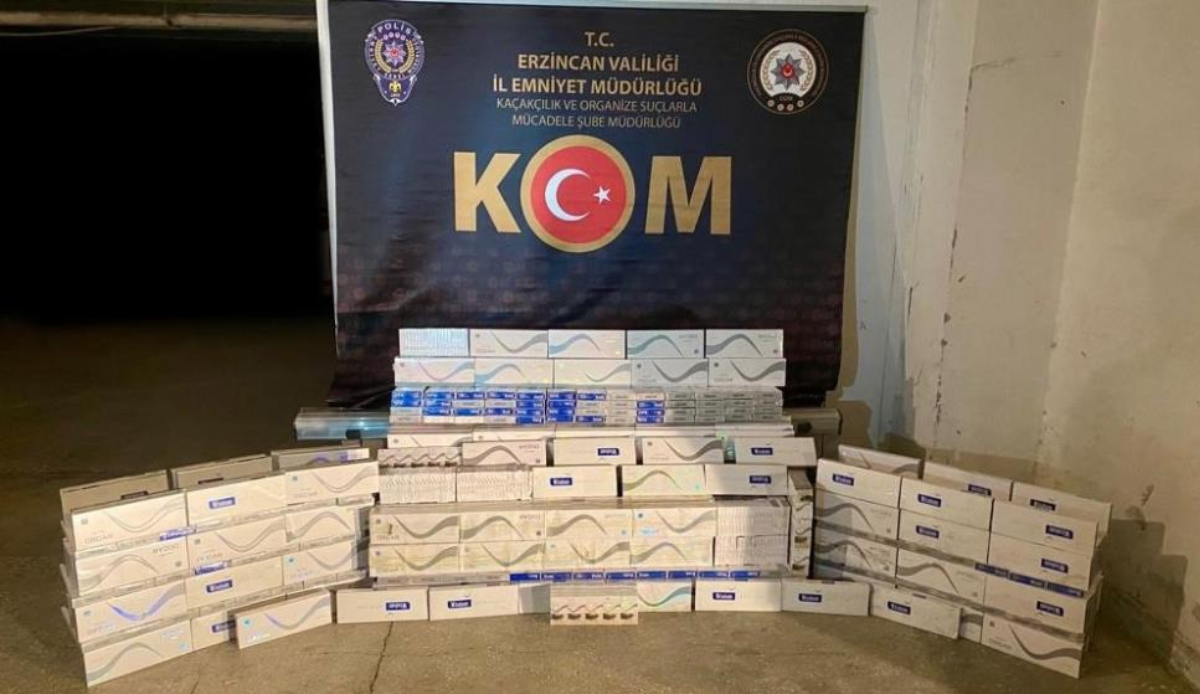 Yolcu otobüsünde 4800 paket kaçak sigara ele geçirildi