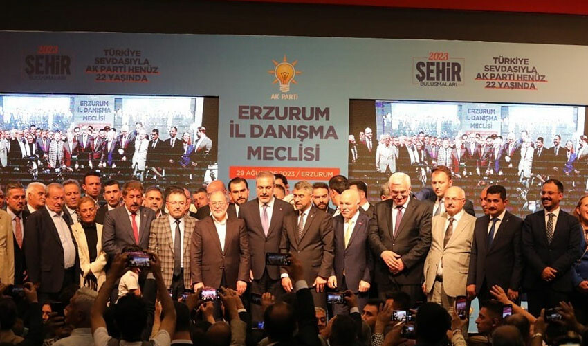 Erzurum'da Bakan Fidan'a 