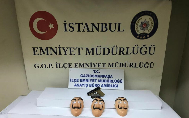 Gaziosmanpaşa’da Salvador Dali maskeli soygun girişimi