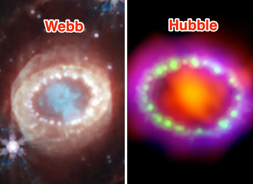 James Webb Teleskobundan inanılmaz kare! Süpernovayı tüm ayrıntılarıyla görüntüledi james webb hubble