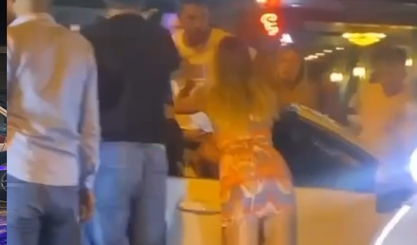 'Ne bakıyon' dayağına çevredekiler seyirci kaldı!