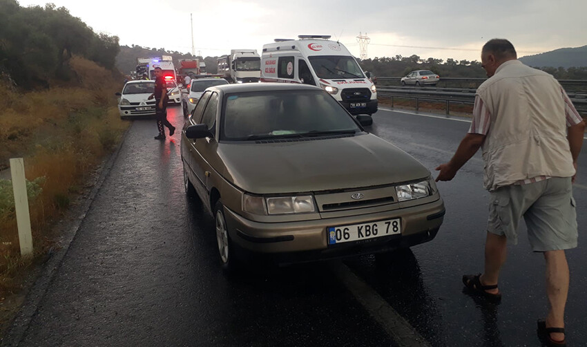 Aydın Çine'de zincirleme kaza: Çok sayıda yaralı var