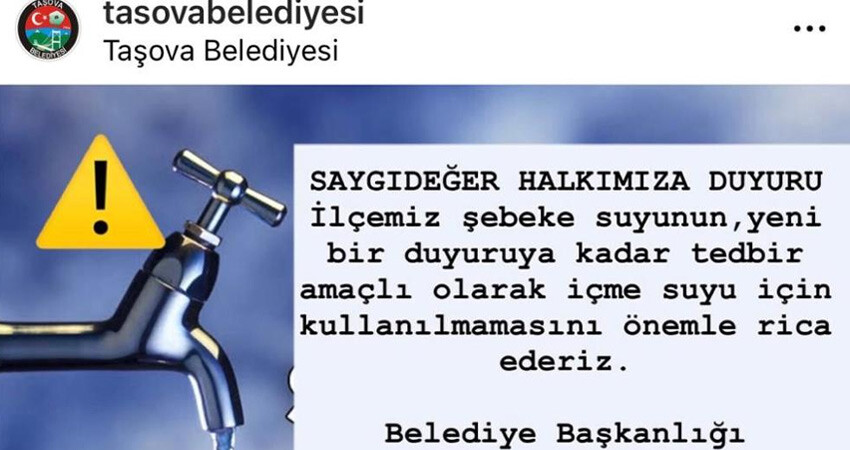Şebeke suyu 211 kişiyi hastanelik etti! Zehirlendiler, belediyeden 'içmeyin' uyarısı yapıldı
