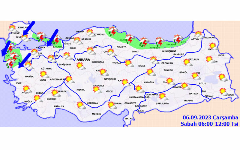 İstanbul’da yağışlar devam edecek mi? Meteoroloji’den yeni uyarı! Saat verildi... (6 Eylül hava durumu raporu)