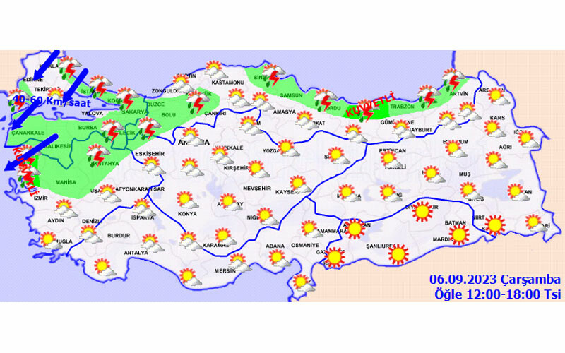 İstanbul’da yağışlar devam edecek mi? Meteoroloji’den yeni uyarı! Saat verildi... (6 Eylül hava durumu raporu)