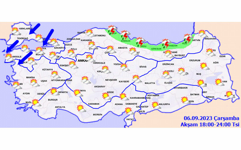 İstanbul’da yağışlar devam edecek mi? Meteoroloji’den yeni uyarı! Saat verildi... (6 Eylül hava durumu raporu)