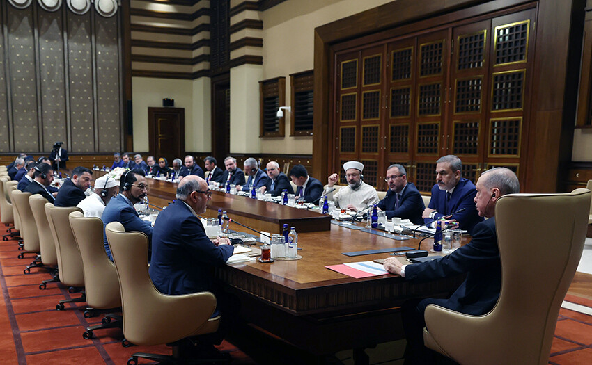 Erdoğan, ABD Müslüman Organizasyonları Konseyi üyelerini kabul etti Erdoğan, ABD Müslüman Organizasyonları Konseyi üyelerini kabul etti