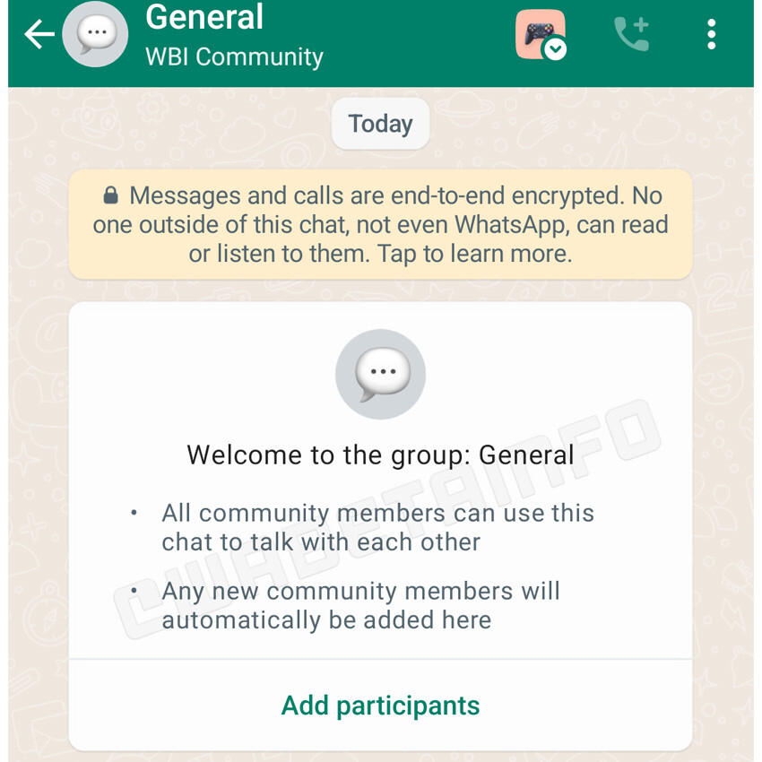 WhatsApp topluluklar