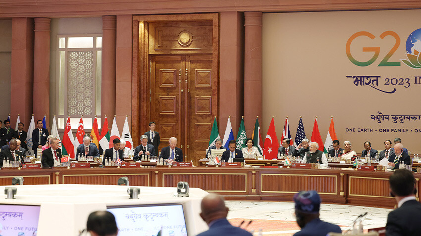 Dünyanın gözü Hindistan’da! G20 Liderler Zirvesi yoğun gündeme başladı Dünyanın gözü Hindistan’da! G20 Liderler Zirvesi yoğun gündeme başladı