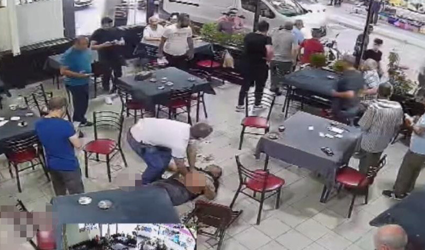 Korkunç cinayet kamerada: 3 çocuk babası kurtarılamadı