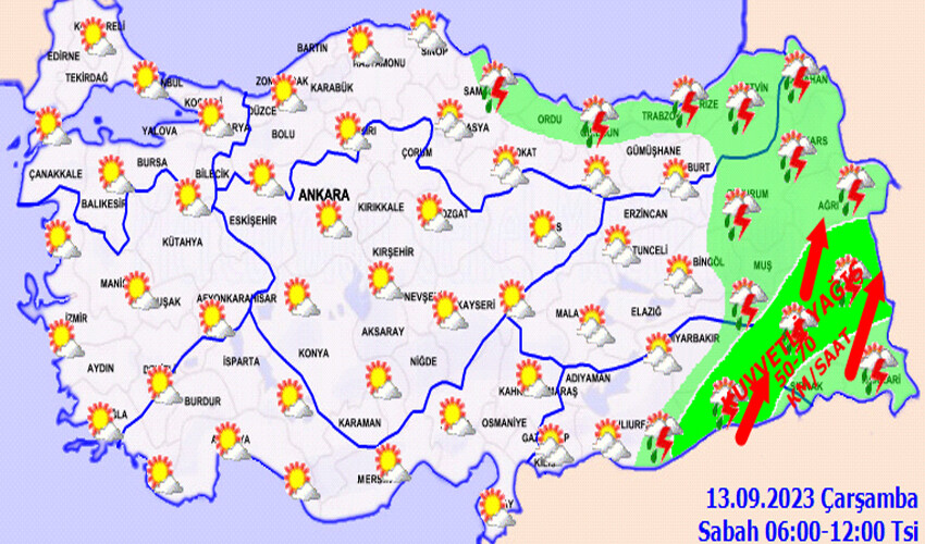 Meteoroloji'den 10 il için 'sarı' alarm verdi, uzmanlar barajlar için uyardı