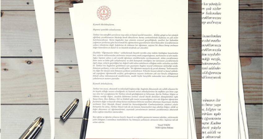 Milli Eğitim Bakanı Tekin’den yeni eğitim öğretim yılı mesajı
