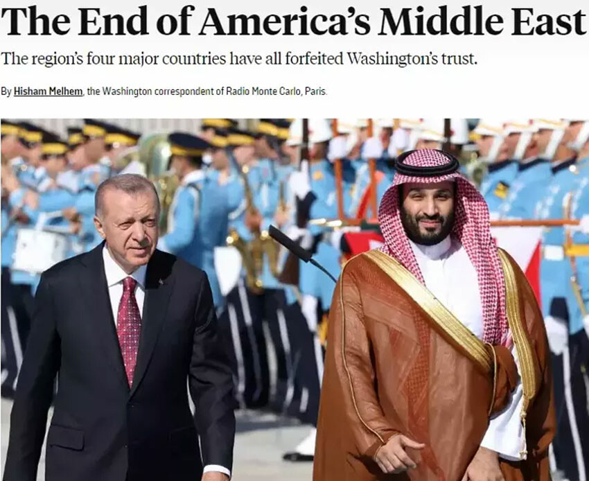 Foreign Policy'den Ortadoğu itirafı:  Herkes kendi rotasını çiziyor, ABD'ye ihtiyaç yok Foreign Policy'den Ortadoğu itirafı:  Herkes kendi rotasını çiziyor, ABD'ye ihtiyaç yok