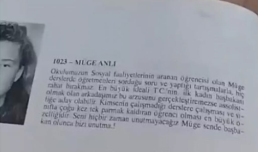 Müge Anlı’nın lise yıllığı ortaya çıktı, gençlik pozları sosyal medyayı salladı Müge Anlı’nın lise yıllığı ortaya çıktı, gençlik pozları sosyal medyayı salladı
