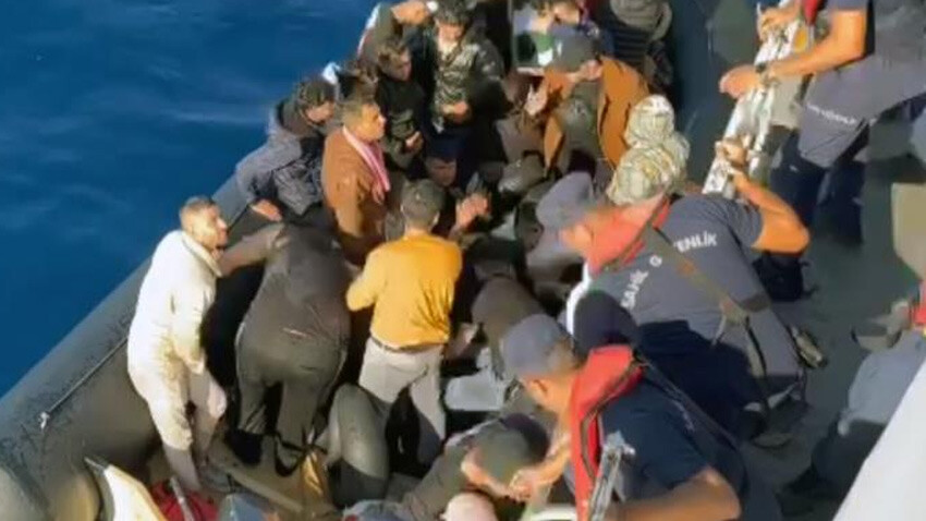 Milas’ta 34 düzensiz göçmen yakalandı Milas’ta 34 düzensiz göçmen yakalandı