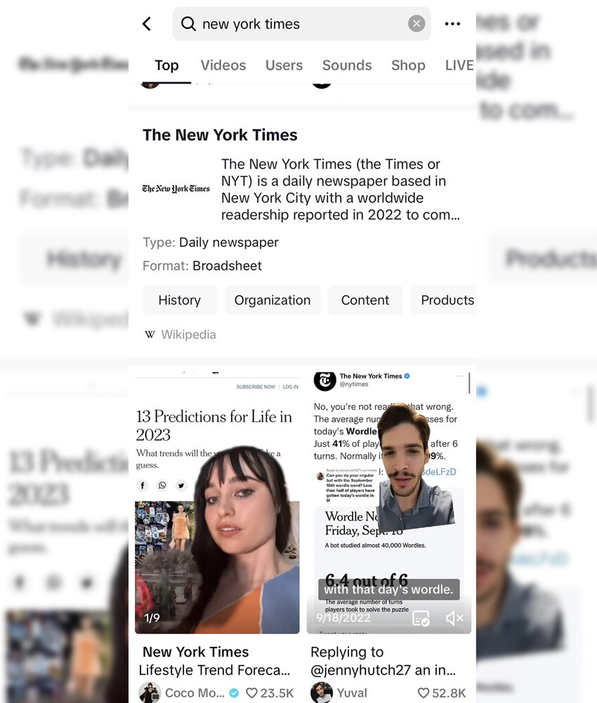 TikTok'dan Google'a tarihi çelme: Aramalarda gösterecek tiktok wikipedia özelliği