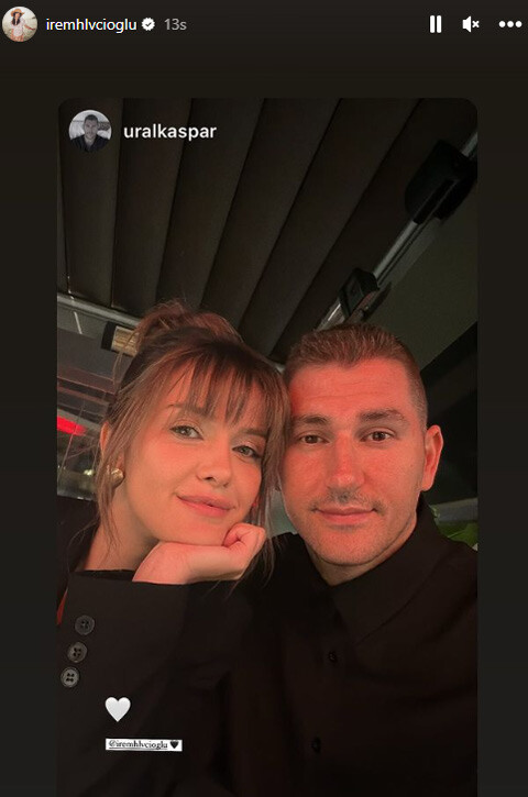Birlikte ilk poz! İrem Helvacıoğlu yeni ilişkisini ilan etti