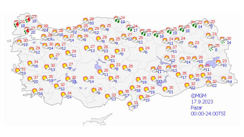 Sıcaklıklar yeniden artıyor! Meteoroloji illeri tek tek açıkladı