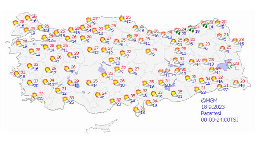 Sıcaklıklar yeniden artıyor! Meteoroloji illeri tek tek açıkladı