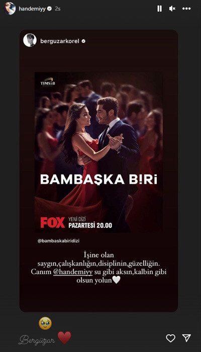 Oyunculuğu eleştirilen Hande Erçel’e Bergüzar Korel’den destek gecikmedi Oyunculuğu eleştirilen Hande Erçel’e Bergüzar Korel’den destek gecikmedi