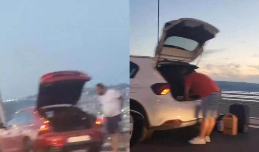 Osmangazi Köprüsü'nde aynı anda lastikleri patlayan otomobillerin sırrı çözüldü Osmangazi Köprüsü'nde aynı anda lastikleri patlayan otomobillerin sırrı çözüldü