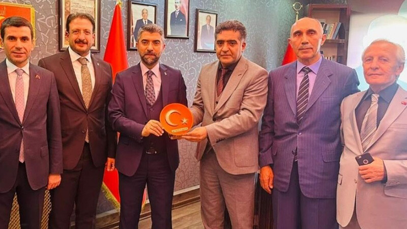 AK Parti Erzurum İl Başkanı İbrahim Küçükoğlu-mhp- ziyaret