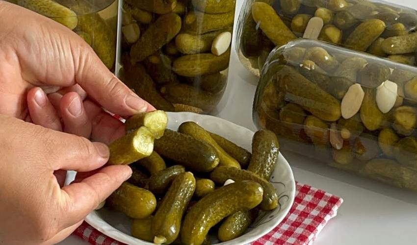 Kornişon turşusu tarifi 