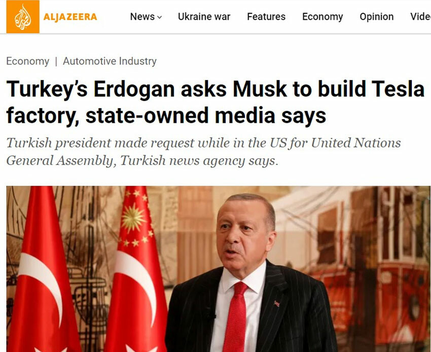 Erdoğan'ın Elon Musk'tan talebi dünya basınında! Türkiye'de Tesla fabrikası...
