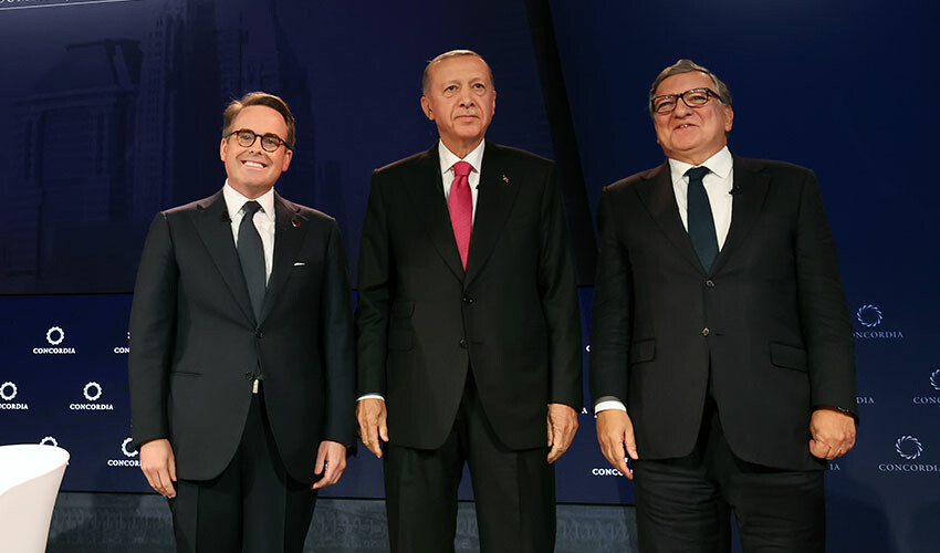 Erdoğan, New York'ta 'Kalkınma Projesi'ni anlattı: Yeni bir dünya inşa edeceğiz Erdoğan, New York'ta 'Kalkınma Projesi'ni anlattı: Yeni bir dünya inşa edeceğiz