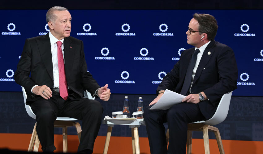 Erdoğan, New York'ta 'Kalkınma Projesi'ni anlattı: Yeni bir dünya inşa edeceğiz Erdoğan, New York'ta 'Kalkınma Projesi'ni anlattı: Yeni bir dünya inşa edeceğiz