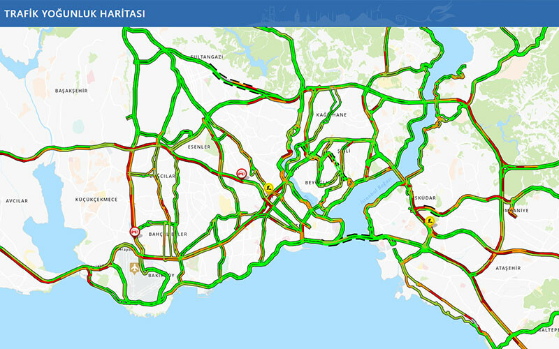 İstanbul’da ‘Pazartesi’ trafiği: Haftanın ilk iş günü yoğunluk yüzde 64’a ulaştı