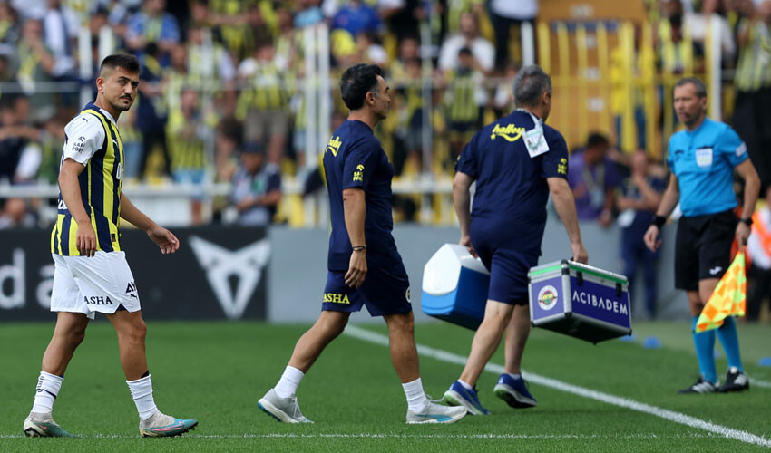 Fenerbahçe'de Cengiz Ünder şoku! Milli oyuncu Antalyaspor maçında sakatlanmıştı