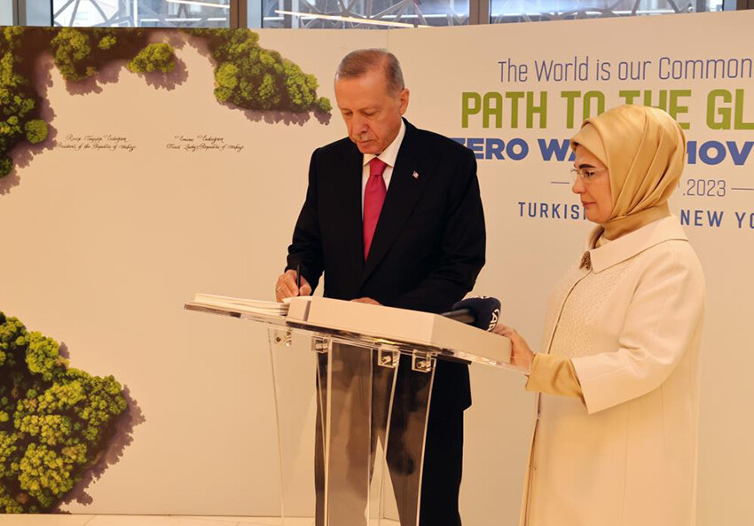 Sıfır Atık hareketi küreselleşiyor, ilk imzayı Cumhurbaşkanı Erdoğan attı