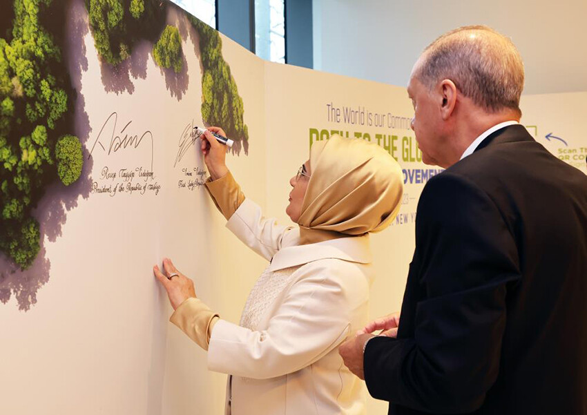 Sıfır Atık hareketi küreselleşiyor, ilk imzayı Cumhurbaşkanı Erdoğan attı