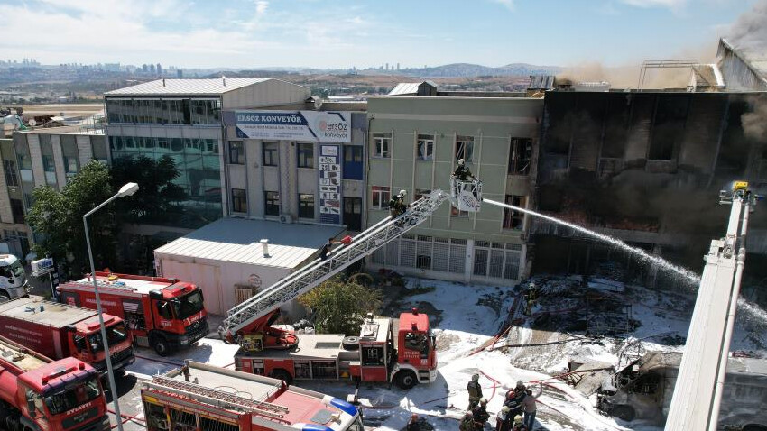Ankara’da sanayi sitesinde yangın! 2 kişi hayatını kaybetti