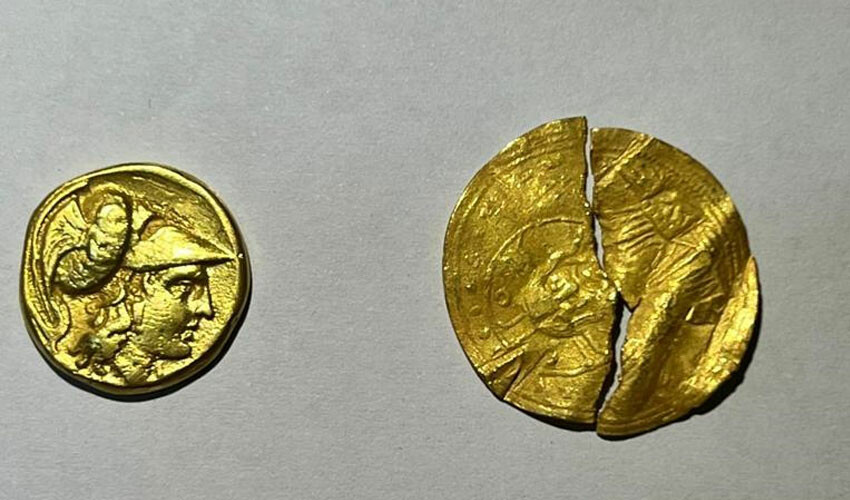 Tarihi eser kaçakçıları 267 sikkeyi peynir bidonuna gizledi Tarihi eser kaçakçıları 267 sikkeyi peynir bidonuna gizledi