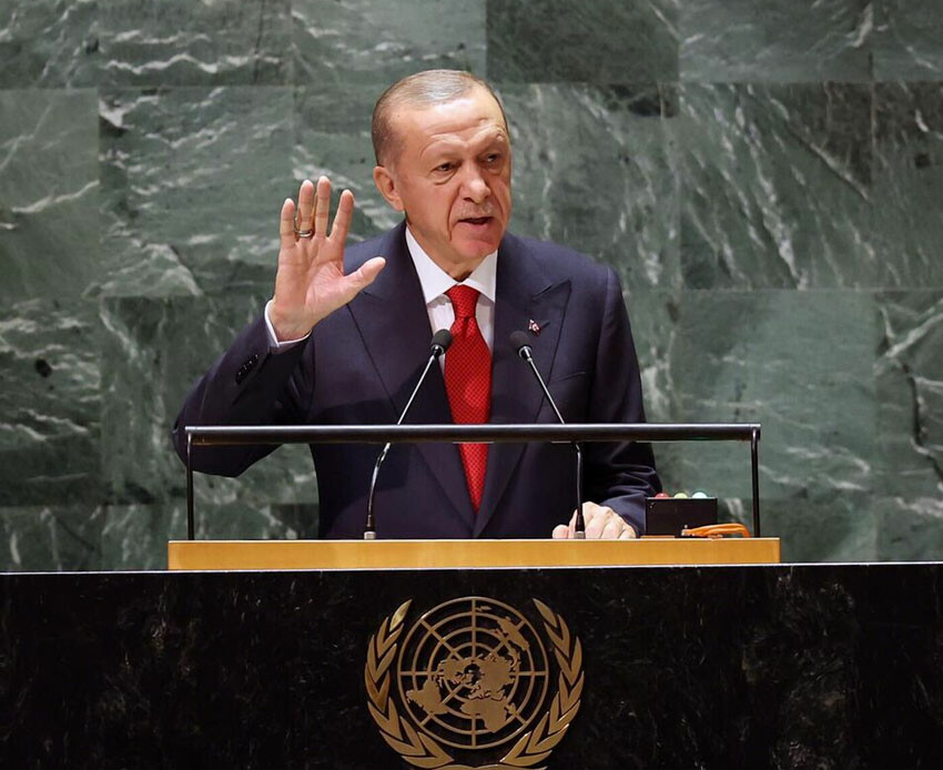Cumhurbaşkanı Erdoğan'dan BM kürsüsünde tarihi konuşma! Dünya basını böyle duyurdu... Cumhurbaşkanı Erdoğan'dan BM kürsüsünde tarihi konuşma! Dünya basını böyle duyurdu...